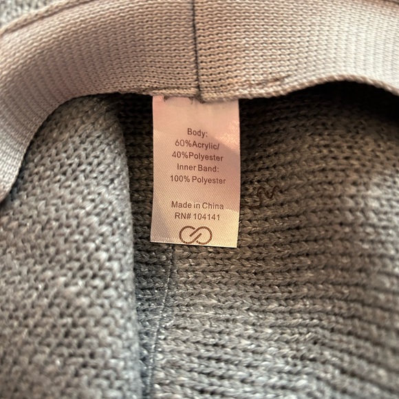 Gray Calia Wide Brim Sun Hat - Picture 4 of 6